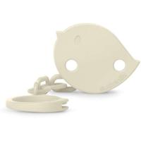 Speenclip met ketting - SUAVINEX - Birdies - Vanaf de geboorte - Beige - thumbnail