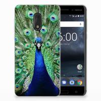 Nokia 6 TPU Hoesje Pauw - thumbnail