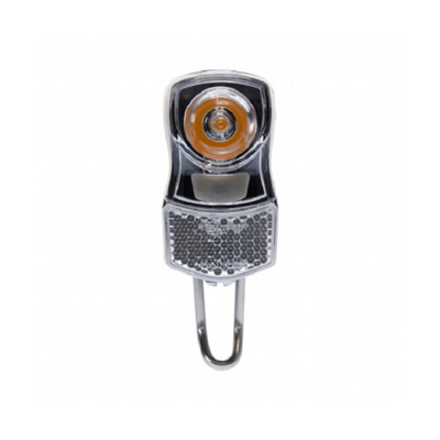 Simson koplamp Clearly led 7 lux batterij zwart