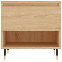 Salontafels 2 st 50x46x50 cm bewerkt hout sonoma eikenkleurig - thumbnail