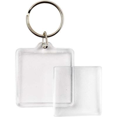 Creativ Company Sleutelhanger, afm 40x40 mm, 25 stuk/ 1 doos