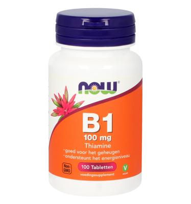 NOW B1 100mg Tabletten