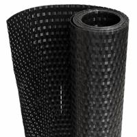 VidaXL Balkonscherm 300x80 cm poly rattan zwart - thumbnail