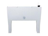 Prosperplast Bloembak (Wit, 80 x 33 x 62 cm) - thumbnail