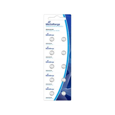 MediaRange Premium alkaline knoopcellen, AG4|LR626|1,5 V, verpakking van 10 stuks