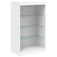 Dressoir met LED-verlichting 60,5x37x100 cm wit - thumbnail