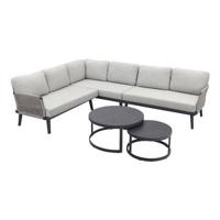 VDG Durban|Rhodos loungeset - hoekbank - 3-delig - thumbnail