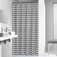Sealskin douchegordijn Motif 100% polyester zwart print 180x200 cm - thumbnail