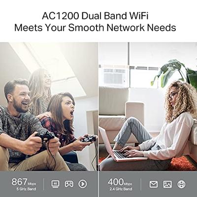 TP-LINK ARCHER C64 dual-band wifi-router, zwart
