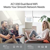 TP-LINK Archer C64 draadloze router Gigabit Ethernet Dual-band (2.4 GHz / 5 GHz) Zwart - thumbnail