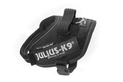 Julius K9 idc power-harnas / tuig voor labels zwart
