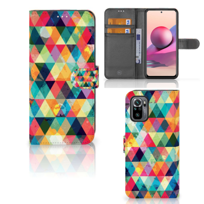 Xiaomi Redmi Note 10S | 10 4G | Poco M5s | Telefoon Hoesje | Geruit