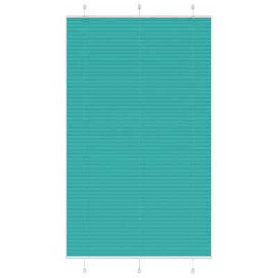 Pliss rolgordijn 115x200cm stofbreedte 114,4cm petrol groen