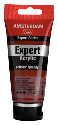 Royal Talens Amsterdam Expert Series Acrylverf Tube 75 ml - Sienna Gebrand 411