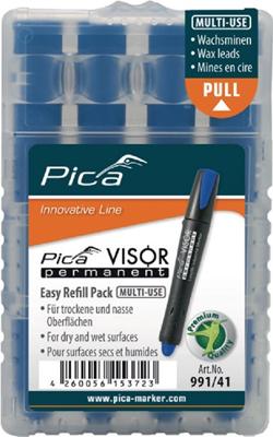 Pica 991/41 VISOR Permanent navulling blauw VE=4 - PI99141 Pica 991/41 VISOR Permanent navulling blauw VE=4 - PI99141