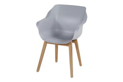 Hartman Sophie Teak tuinstoel Misty grey