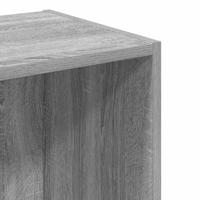 Boekenkast 40x30x152 cm bewerkt hout grijs sonoma eikenkleurig - thumbnail