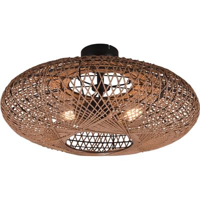 Mat Zwarte LED Plafondlamp - 2-Lichts - E27 Fitting - Aluminium