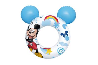 Bestway Disney Mickey Mouse Vlotter Met Oren 74x76 cm +3 tot 6 Jaar Zwembad en Strand 09109