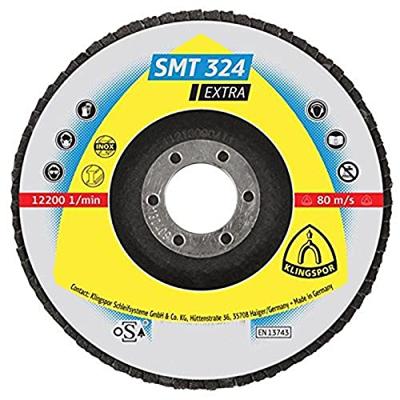 Klingspor 321513 SMT 324 Extra Lamellenschijf Diameter 115 mm Boordiameter 22.23 mm Inox, Staal 10 stuk(s)