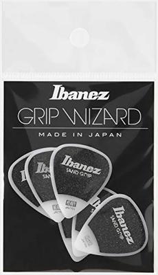 Ibanez PPA14HSGWH Grip Wizard Series Sand Grip plectrumset 6-pack teardrop wit heavy Ibanez PPA14HSGWH Grip Wizard Series Sand Grip plectrumset 6-pack teardrop wit heavy