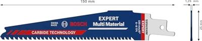 Bosch Accessoires Expert 'Multi Material' 956 XHM reciprozaagblad 10-delig - 1 stuk(s) - 2608900390