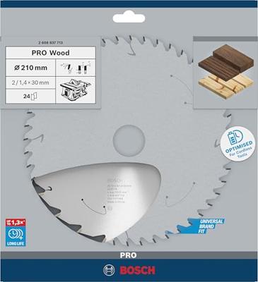 Bosch Accessoires Cirkelzaagblad St Wood 210X30X1.7/1.2X24T - 2608837713