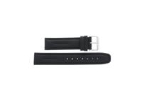 Horlogeband Universeel G180 Leder Zwart 20mm - thumbnail