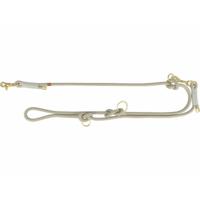 TRIXIE V-lijn Soft Rope, 2 m/10 mm, grijs, verstelbare hondenriem voor middelgrote en grote honden, van geweven touw, 3-voudig in lengte verstelbaar, 1984119 - thumbnail
