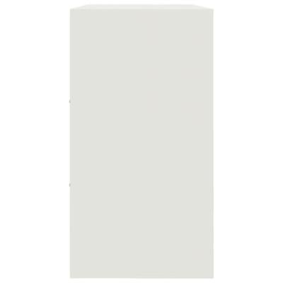 Dressoir 99x39x73 cm staal wit