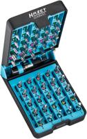 Hazet bitset | 2-6 | ph1-ph3 | pz1-pz3 | t6-t40 | 1/4 inch (6,3 mm) zeskant massief | pozidriv-profiel pz, kruiskop profiel ph, tamper resistant torx®-profiel | 51-delig - 2240n/51 - thumbnail