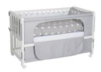 roba Babybed Room Bed 60 x 120 cm (Little stars, Wit) - thumbnail