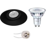 Philips GU10 Trimless LED Spot - Mat Zwart - Ø150mm - 4.6W - 3000K - thumbnail