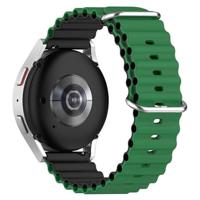 Ocean Style bandje - Groen / zwart - Garmin Vivoactive 6 / Vivoactive 5 / Vivoactive 3 - thumbnail