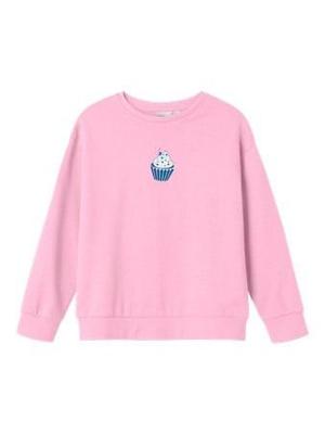 Name it winter sweater meisjes - roze - relaxed fit - NkfNeatas