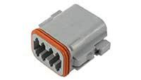 TE Connectivity DT06-08SA Ronde connector Bus, recht Totaal aantal polen: 8 Serie (ronde connectoren): DT 1 stuk(s) - thumbnail
