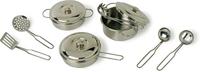 Small Foot metalen pannenset, 11dlg, - thumbnail