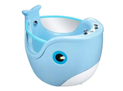 Baby Whale Spa - Blue & White