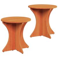 Salontafel 2 pcs Wasbruin Massief grenenhout - thumbnail