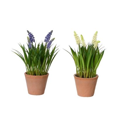 Kunstplant druifjes in pot Ø11xH26cm