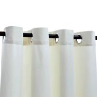 Gordijn verduisterend met ringen 290x245 cm fluweel crme - thumbnail