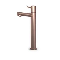 Hotbath Cobber Fonteinkraan - Opbouw - Uitvoering BCP - Geborsteld Koper PVD - Messing - 60 mm - Waterbesparend - thumbnail