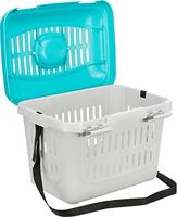 TRIXIE Transportbox - Midi-Capri 44 × 33 × 32 cm - Opening aan de voorkant - Ventilatiegleuven - Handgreep - Maximaal gewicht 11 Kg - thumbnail