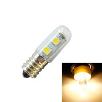 E14 schroef licht LED koelkast gloeilamp 1W 220V AC 7 licht SMD 5050 ampère LED licht koelkast Home (warm wit) - thumbnail