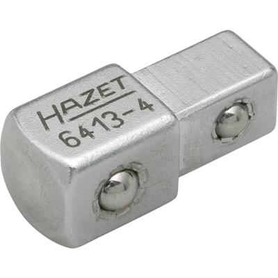 HAZET Doorsteekvierkant 6413-4 · 3/8 inch (10 mm) vierkant massief · 1/2 inch (12,5 mm) vierkant massief · Lengte: 30,2 mm