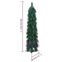 VidaXL Kunstkerstboom met verlichting 30 led's 60 cm - thumbnail