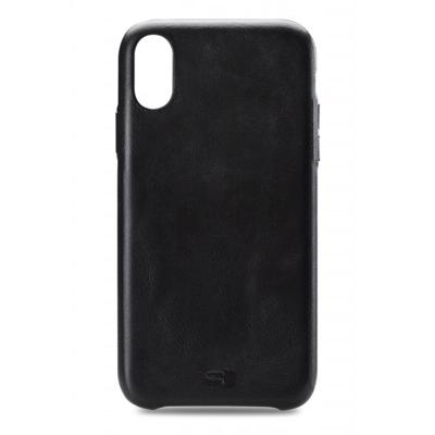 Senza Pure Leather Cover Apple iPhone Xs Max Deep Black