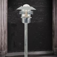 Staande lamp tuinpadverlichting gegalvaniseerd &apos;Vejers&apos; Nordlux E27 fitting IP54 92 cm - thumbnail