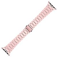Stalen schakelband - Rosé goud - Geschikt voor Apple watch 38mm / 40mm / 41mm / 42mm - thumbnail