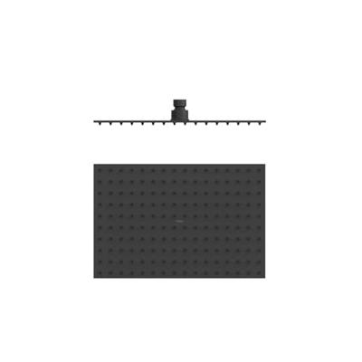 Hoofddouche Tres Plafonduitloop 30x20 cm Mat Zwart Hoofddouche Tres Plafonduitloop 30x20 cm Mat Zwart